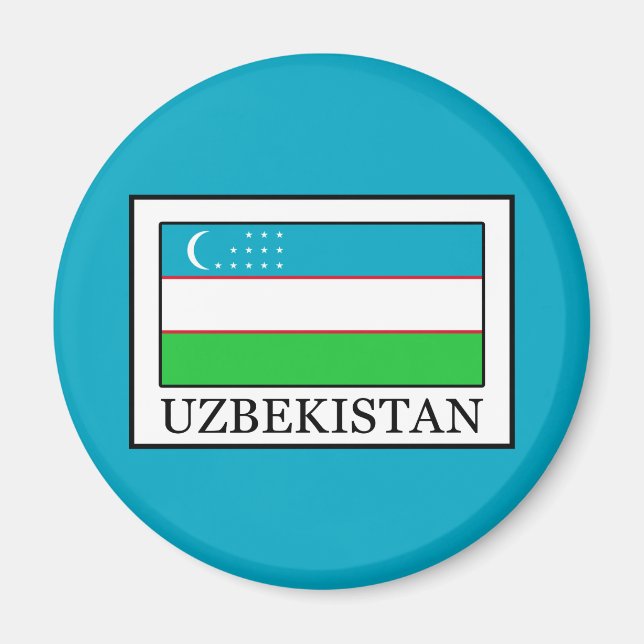 Uzbekistan Magnet (Front)