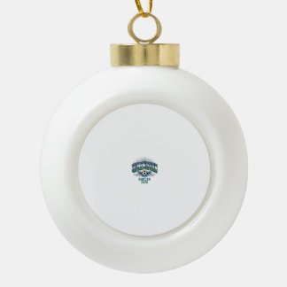 Uzbekistan Soccer 2026 Soccer Bold Country Typogra Ceramic Ball Christmas Ornament