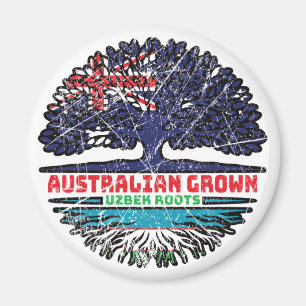 Uzbekistan Uzbek Uzbeg Usbeg Australian Australia Magnet