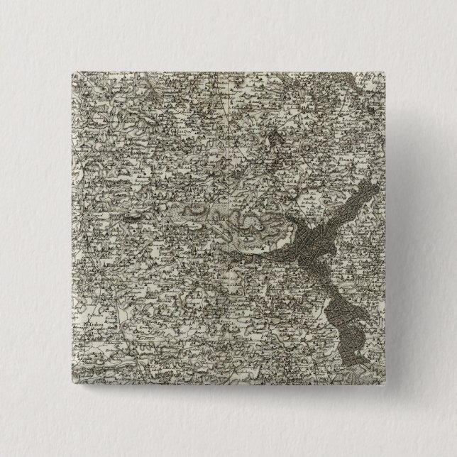 Uzel 15 Cm Square Badge (Front)