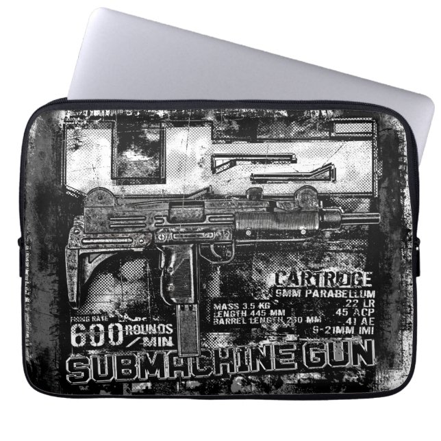 Uzi Laptop Sleeve (Front)