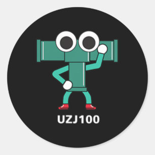 Uzj100 Change Your Heater T's Simple Overland Camp Classic Round Sticker