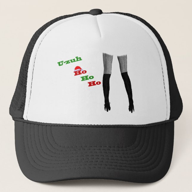 uzuh ho ho ho trucker hat (Front)
