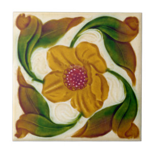 V0013 Victorian Antique Reproduction Ceramic Tile