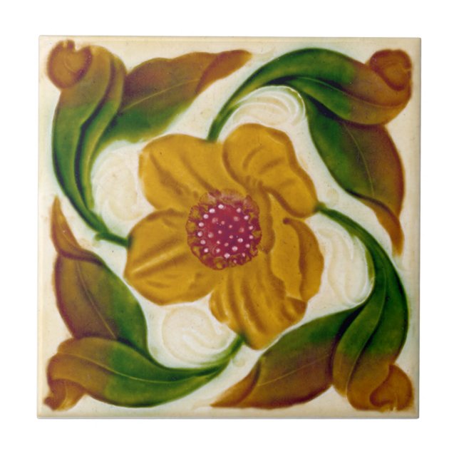 V0013 Victorian Antique Reproduction Ceramic Tile (Front)