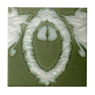 V0047 Victorian Antique Reproduction Ceramic Tile