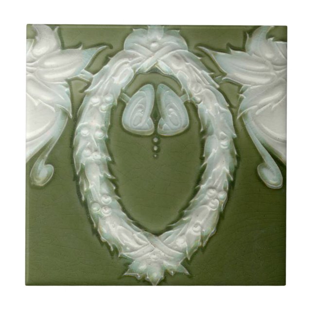 V0047 Victorian Antique Reproduction Ceramic Tile (Front)