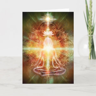 V059 Lotus Meditator Card