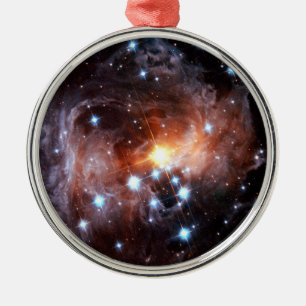 V838 Monocerotis Red Supergiant Star Hubble Photo Metal Ornament