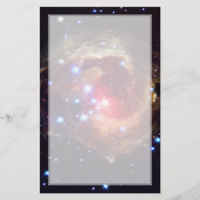 V838 Monocerotis Star (Hubble Telescope) Stationery (Front)