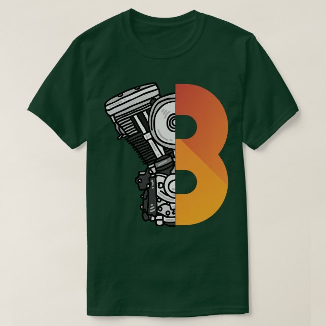 V8 Engine TShirt (Design Front)