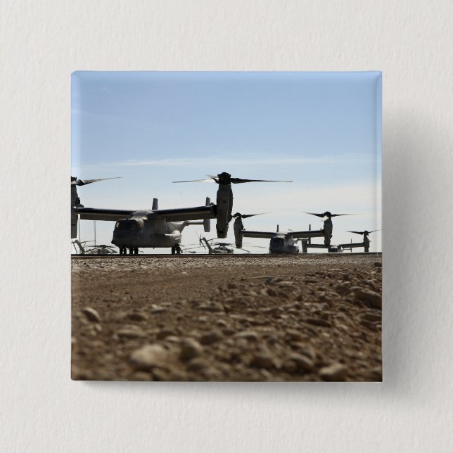 V-22 Osprey tiltrotor aircraft 15 Cm Square Badge (Front)
