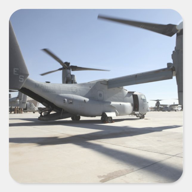V-22 Osprey tiltrotor aircraft 2 Square Sticker (Front)
