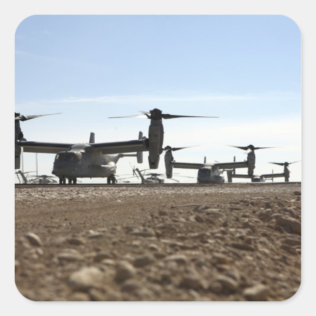 V-22 Osprey tiltrotor aircraft Square Sticker (Front)