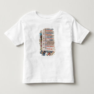 V.25-3 Fol.12v The Month of December Toddler T-Shirt