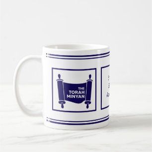 V.3 TORAH MINYAN, SHABBAT SHALOM ADON OLAM, COFFEE MUG