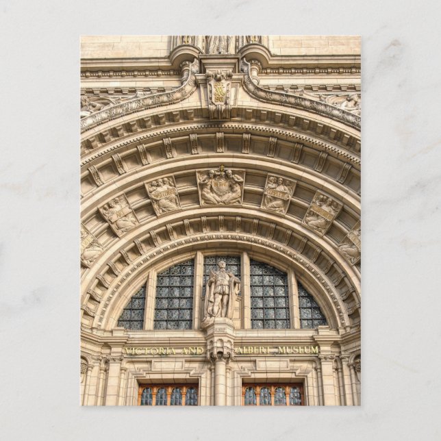 V&A Museum, London UK Postcard (Front)