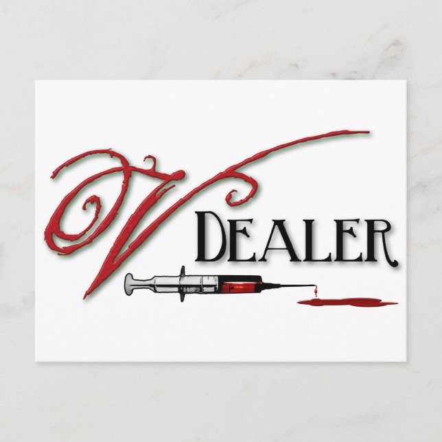 V Dealer - Vampire Blood Postcard (Front)