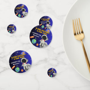 V For Victory V For Fun Astronaut Boy Birthday Confetti