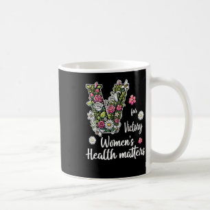 V For Victory; Women's Health S  Coffee Mug