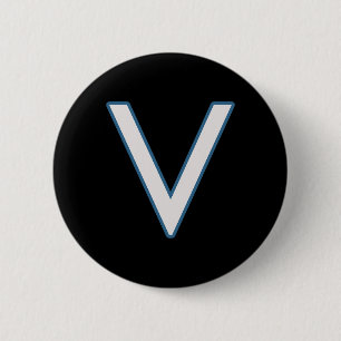 V Games Funny Gaming Video Game Adult 6 Cm Round Badge