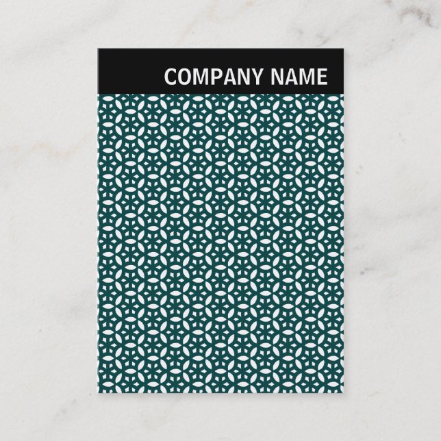 V Header - Image - Geometric Abstract Business Card (Front)