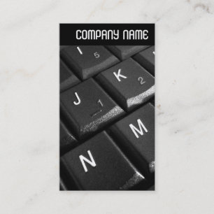 V Header - Notebook Keyboard 02 Business Card
