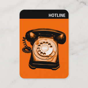 V Header - Photo - Hot Line - Orange Business Card