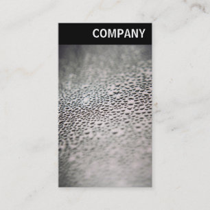 V Header - Water Droplets on Glass 02 Business Card