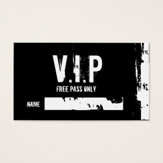V.I.P, I, I, FREE PASS ONLY, NAME, _, _