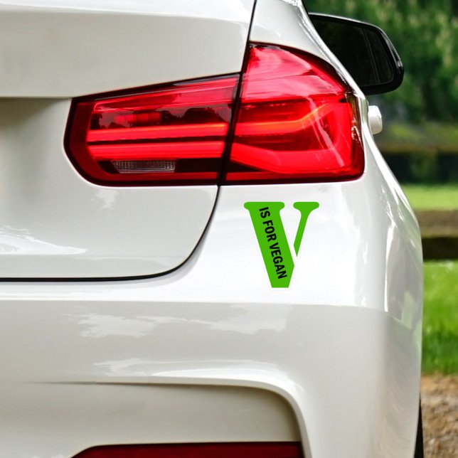 "V" is fo Vegan,  Sticker (Creator Uploaded)