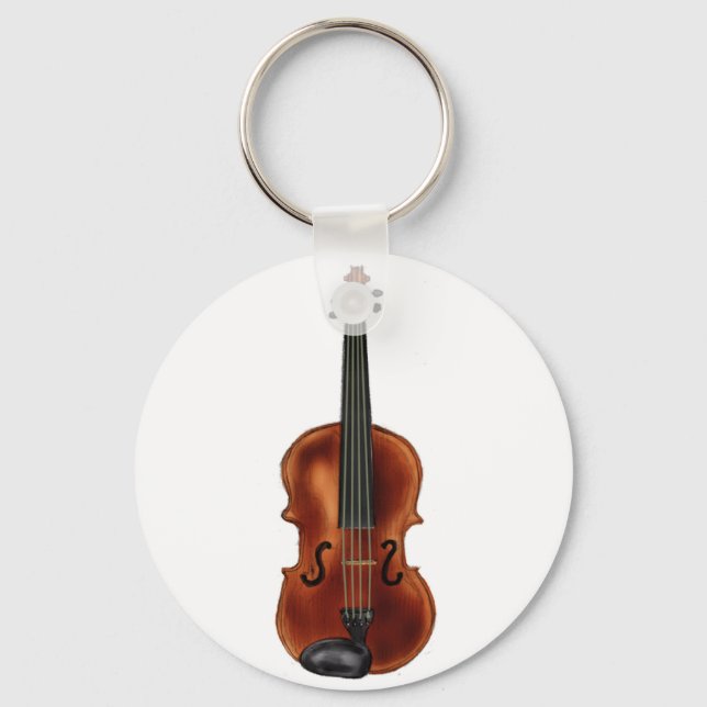 V is for Violin Key Ring (Front)