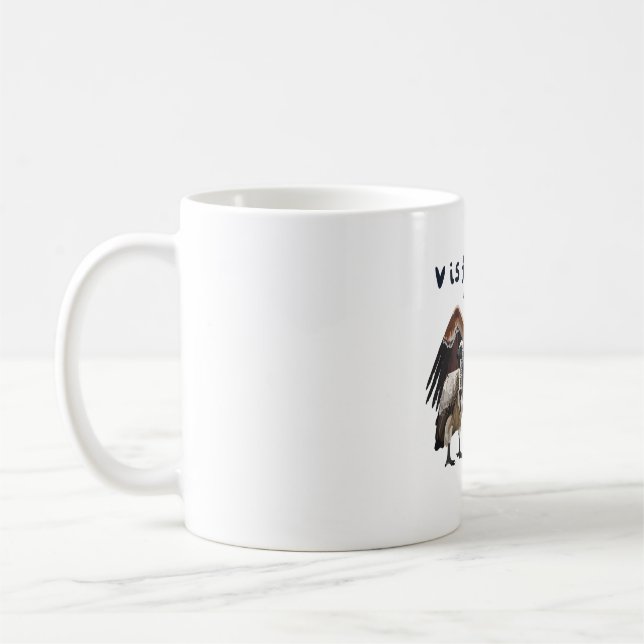 V is for Vulture Coffee Mug (Left)