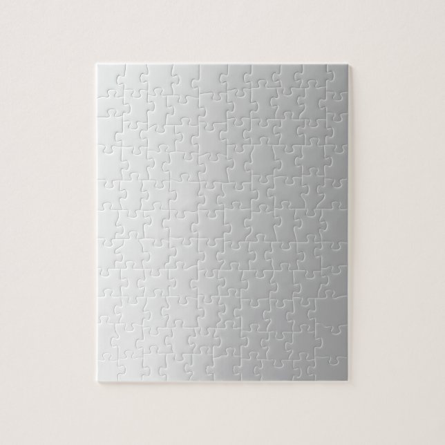 V Linear Gradient - White to Grey Jigsaw Puzzle (Vertical)