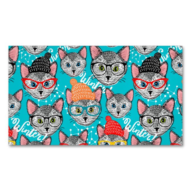 v 	Magnetic business card (Front)