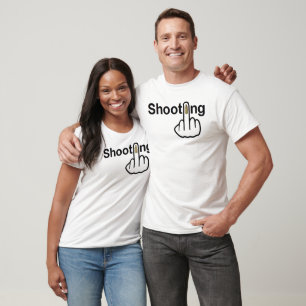 V-Neck Shooting Flip T-Shirt