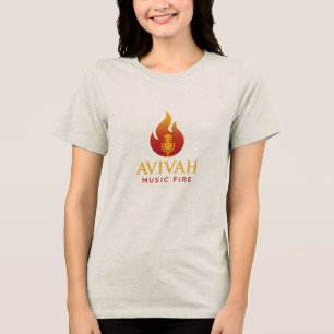 V-necked beach with T-Shir jumper point Tri-Blend Shirt