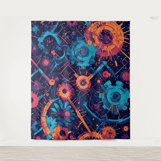 V-Pulse 1 Tapestry (Front)
