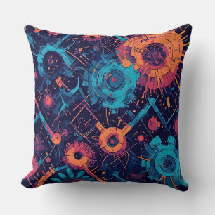 V-Pulse 1 Throw Pillow