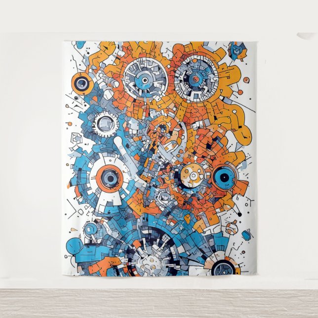 V-Pulse 2 Tapestry (Front)