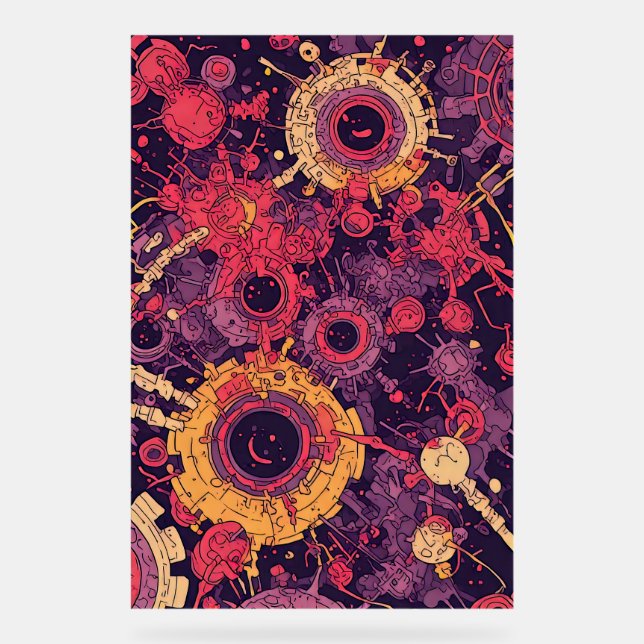 V-Pulse 6 Acrylic Sign (Front)