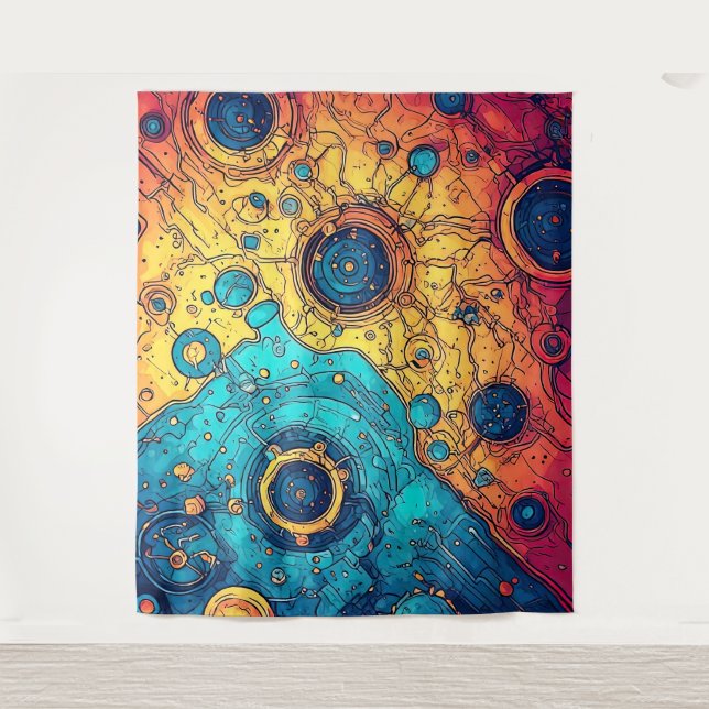 V-Pulse 7 Tapestry (Front)