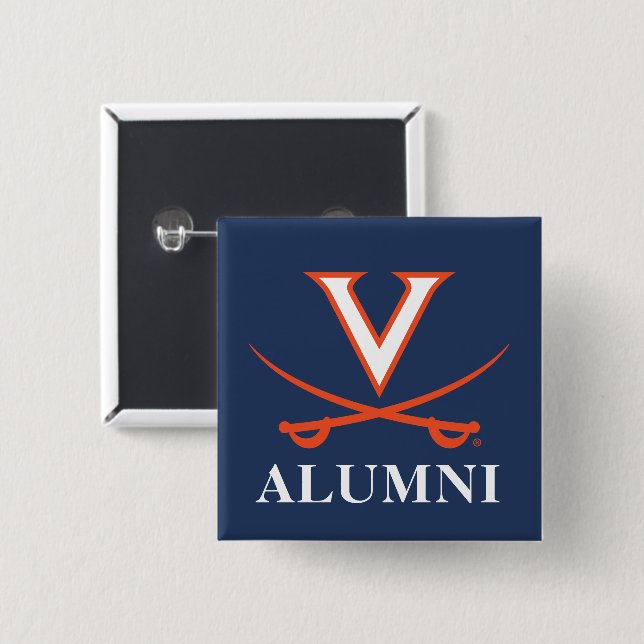 V Saber Alumni 15 Cm Square Badge (Front & Back)
