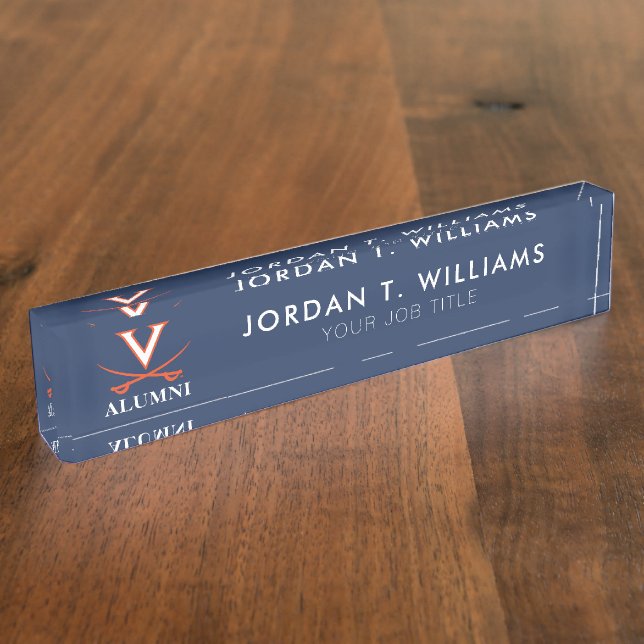 V Sabre Alumni Nameplate (Side)