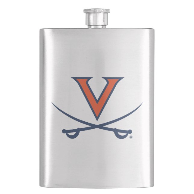 V Sabre Hip Flask (Front)