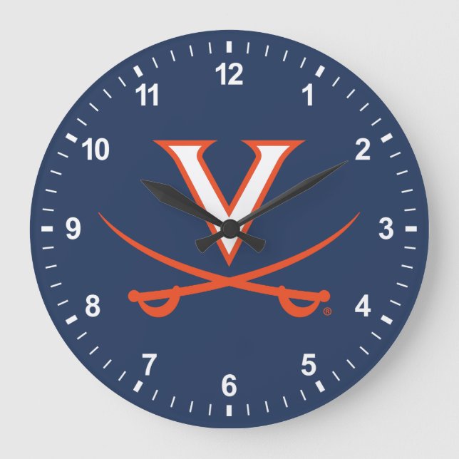 V Sabre Large Clock (Front)