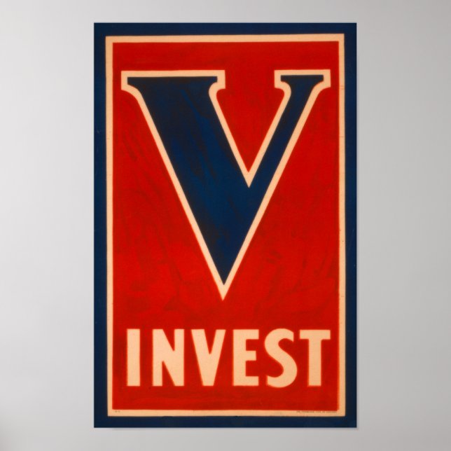 V Series Prints - Invest (Front)