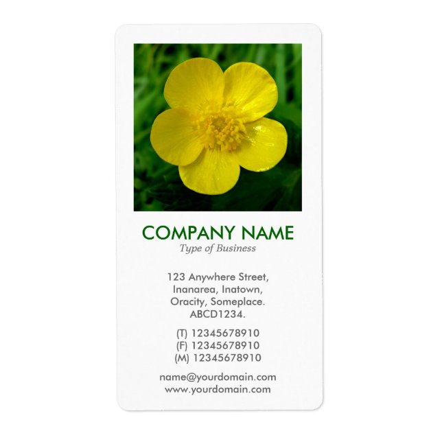 V Square Photo - Buttercup (Front)