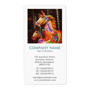 V Square Photo - Merry-go-round Horses