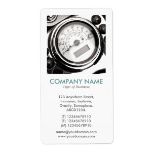 V Square Photo - Motorcycle Speedometer